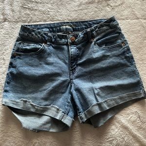 denim shorts